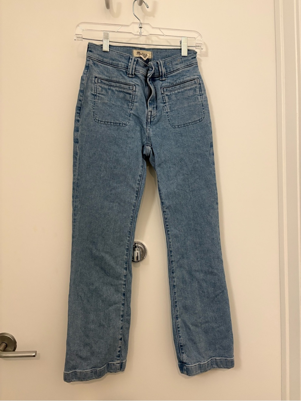 Madewell Light Blue Women's Mid-Rise Kick-out Jeans